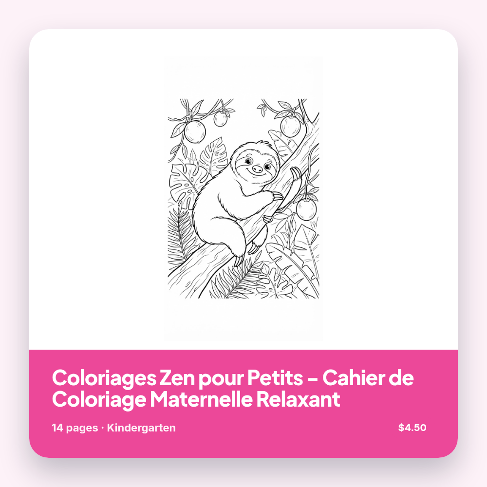 Coloriages Zen pour Petits - Cahier de Coloriage Maternelle Relaxant