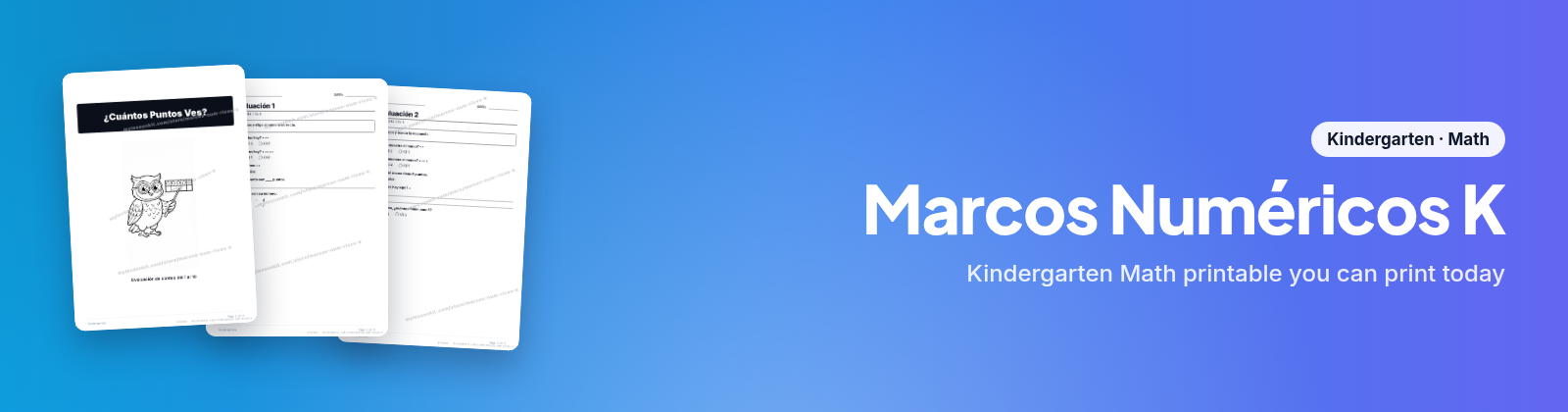 Marcos Numéricos K store cover