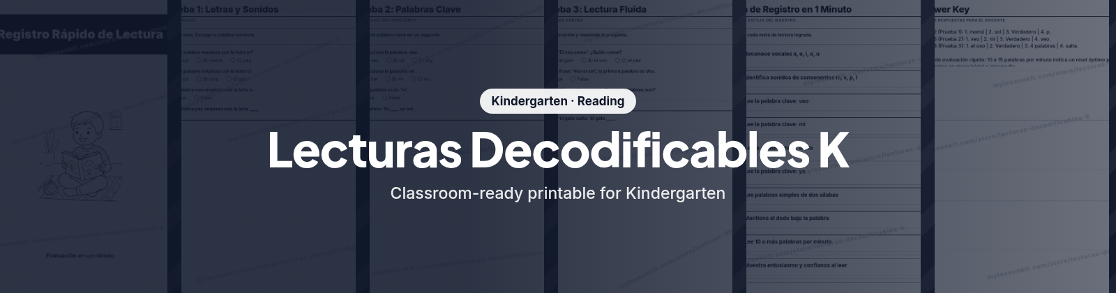 Lecturas Decodificables K store cover
