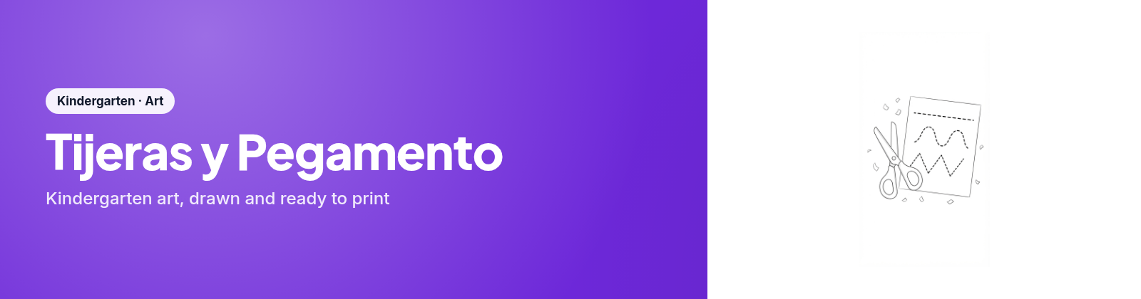 Tijeras y Pegamento store cover