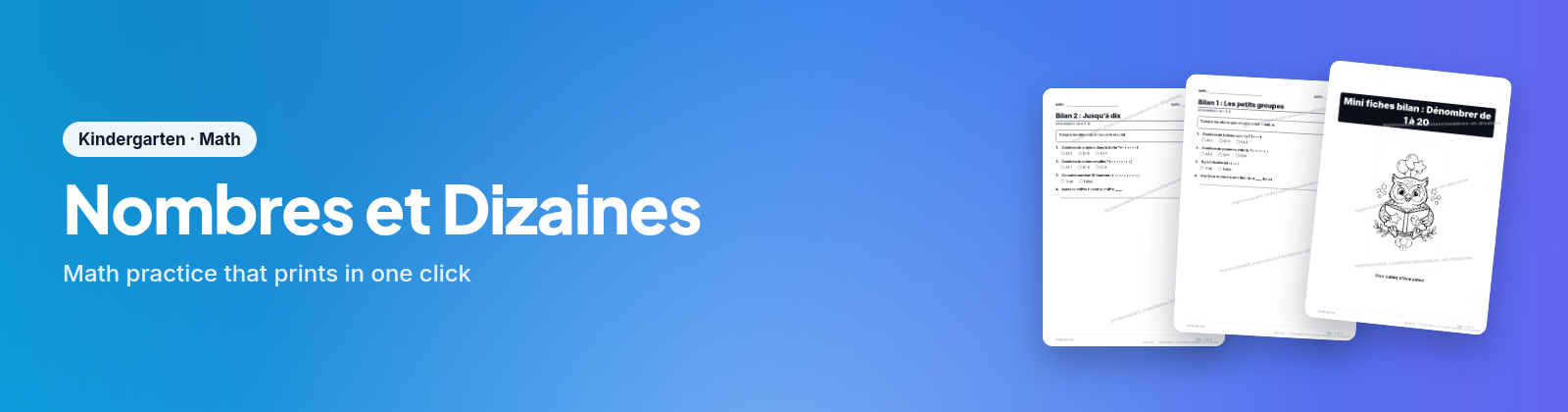 Nombres et Dizaines store cover