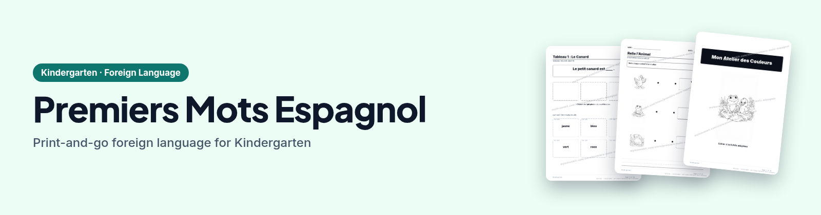 Premiers Mots Espagnol store cover