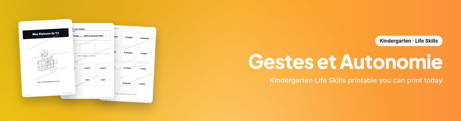 Gestes et Autonomie store cover
