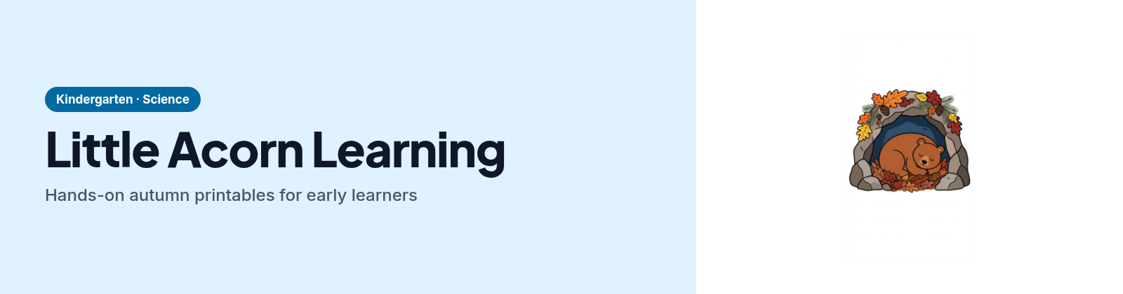 Little Acorn Learning store cover