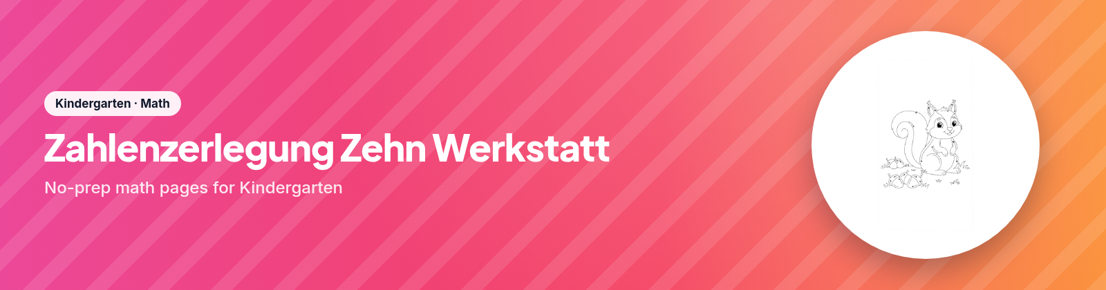 Zahlenzerlegung Zehn Werkstatt store cover