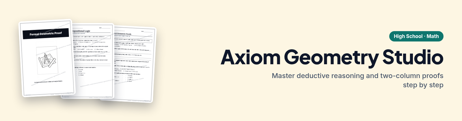 Axiom Geometry Studio store cover