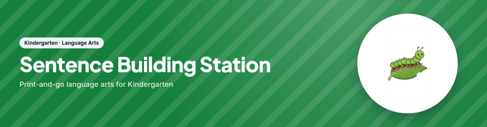 Sentence Building Station store cover