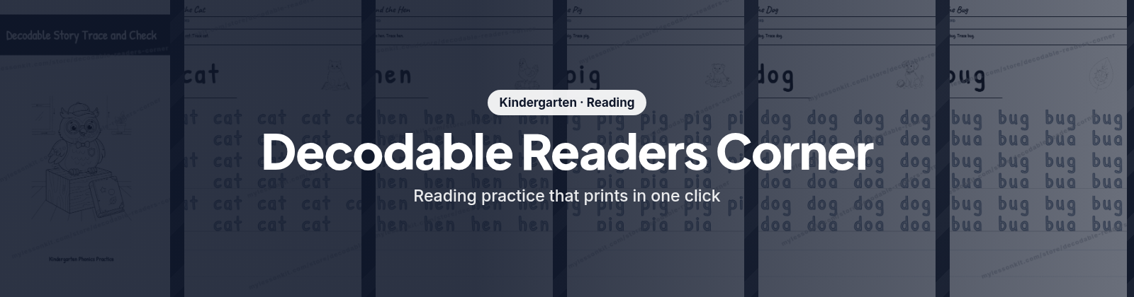 Decodable Readers Corner store cover