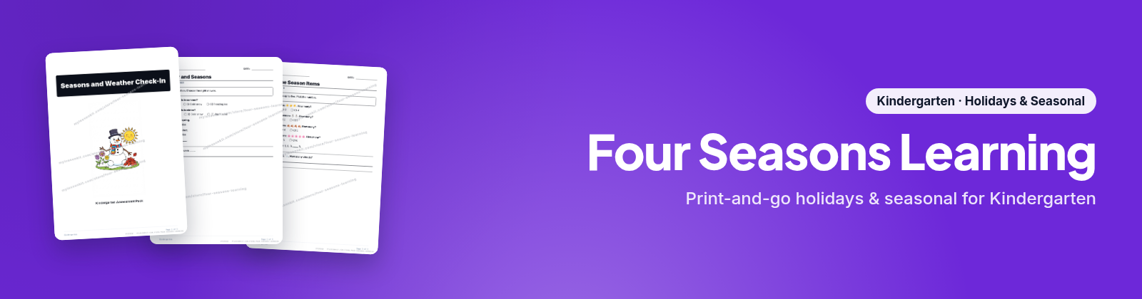 Four Seasons Learning store cover