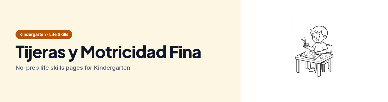 Tijeras y Motricidad Fina store cover