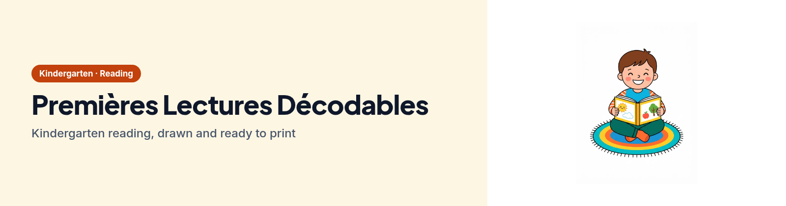 Premières Lectures Décodables store cover