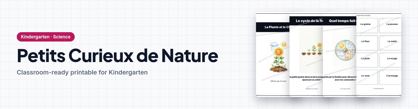 Petits Curieux de Nature store cover
