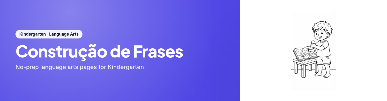 Construção de Frases store cover
