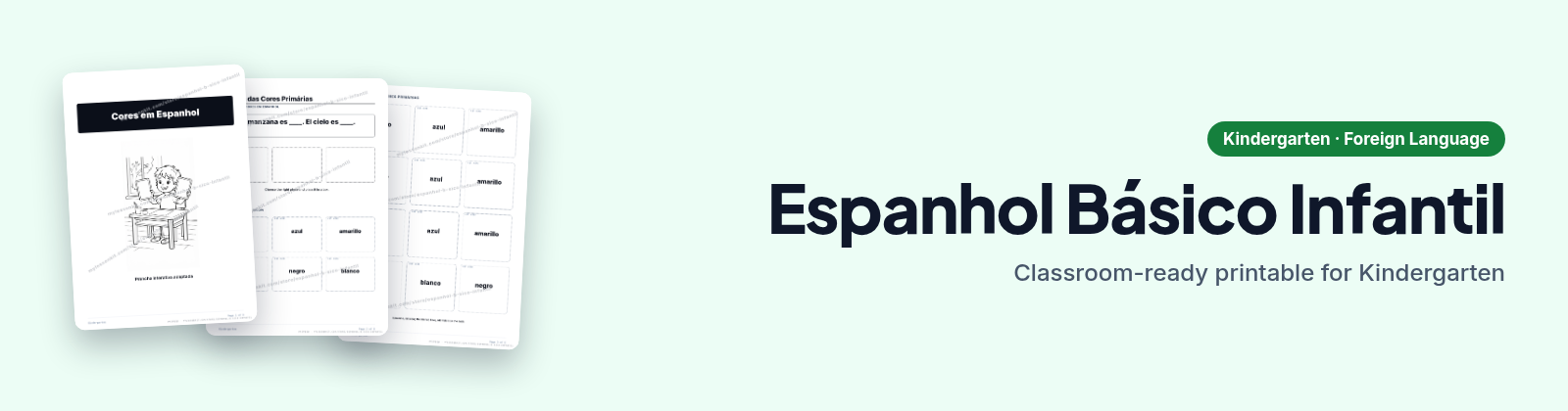 Espanhol Básico Infantil store cover