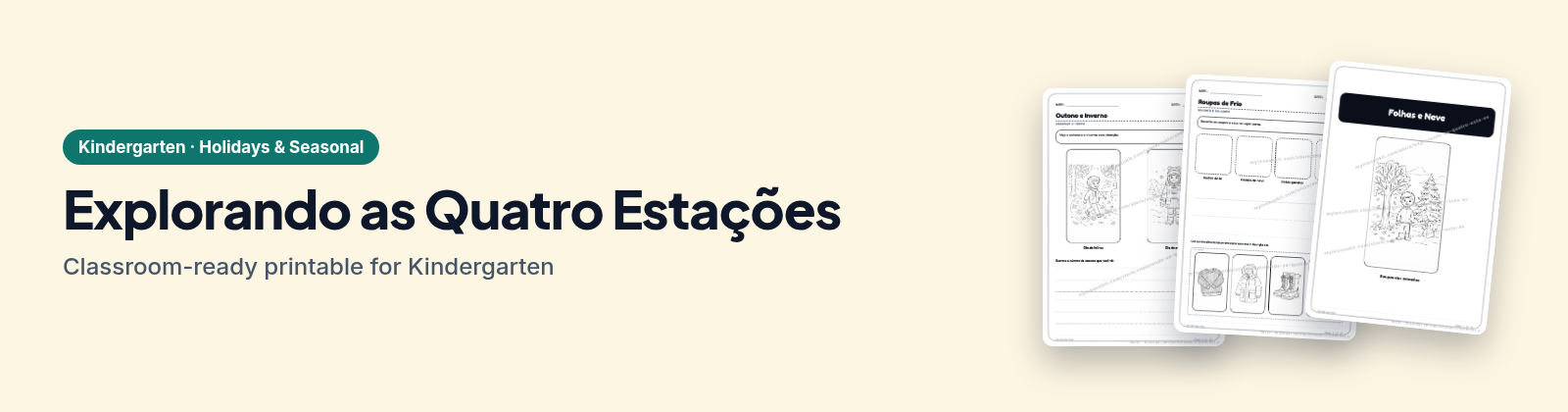 Explorando as Quatro Estações store cover